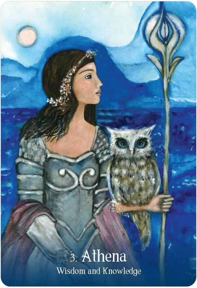 Blue Angel Mėlyna Angel Mėlyna Angel Sacred Mothers And Goddesses Oracle Kortos