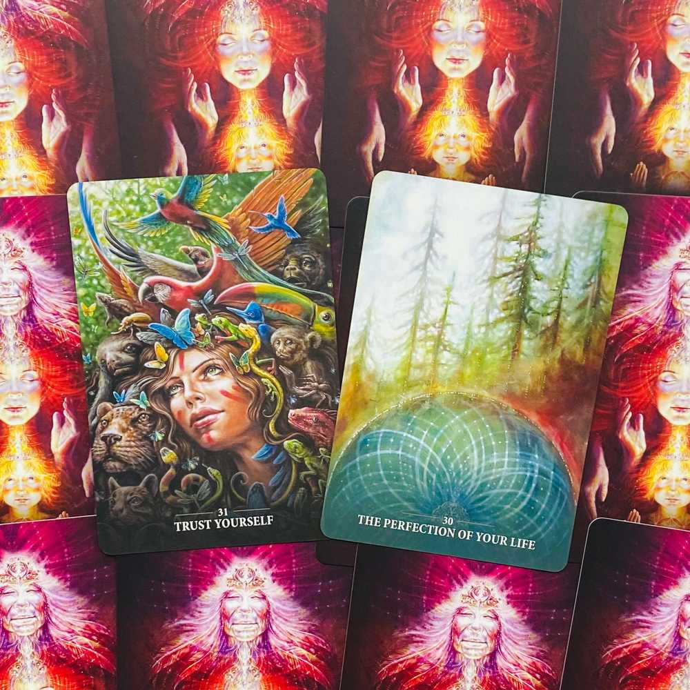 Blue Angel Mėlyna Angel Mėlyna Angel Sacred Rebels Borderless Oracle Kortos