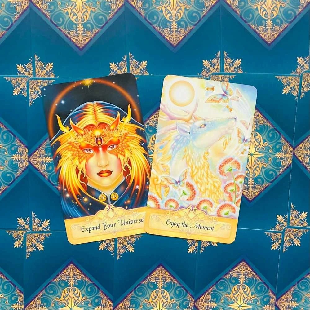 Blue Angel Mėlyna Angel Mėlyna Angel Seeker Oracle Kortos