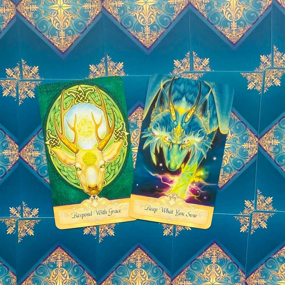 Blue Angel Mėlyna Angel Mėlyna Angel Seeker Oracle Kortos