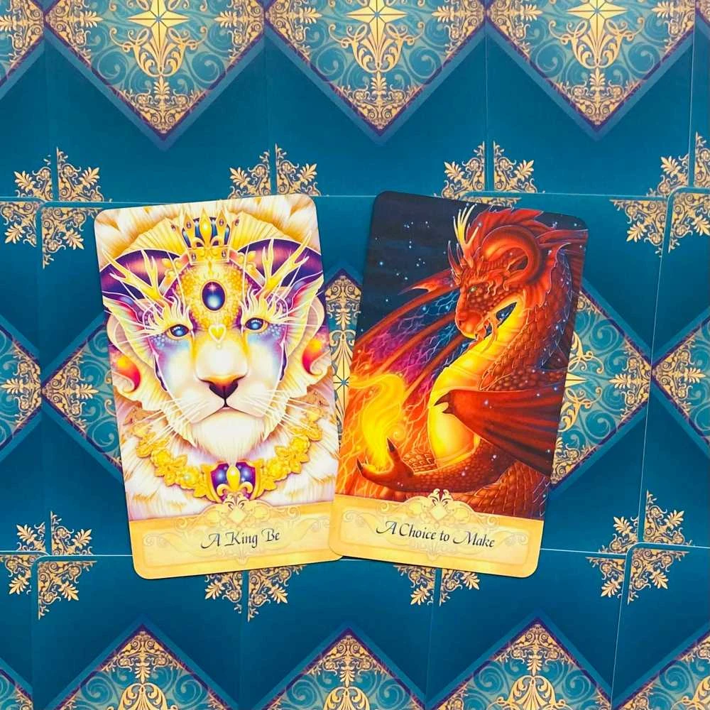 Blue Angel Mėlyna Angel Mėlyna Angel Seeker Oracle Kortos