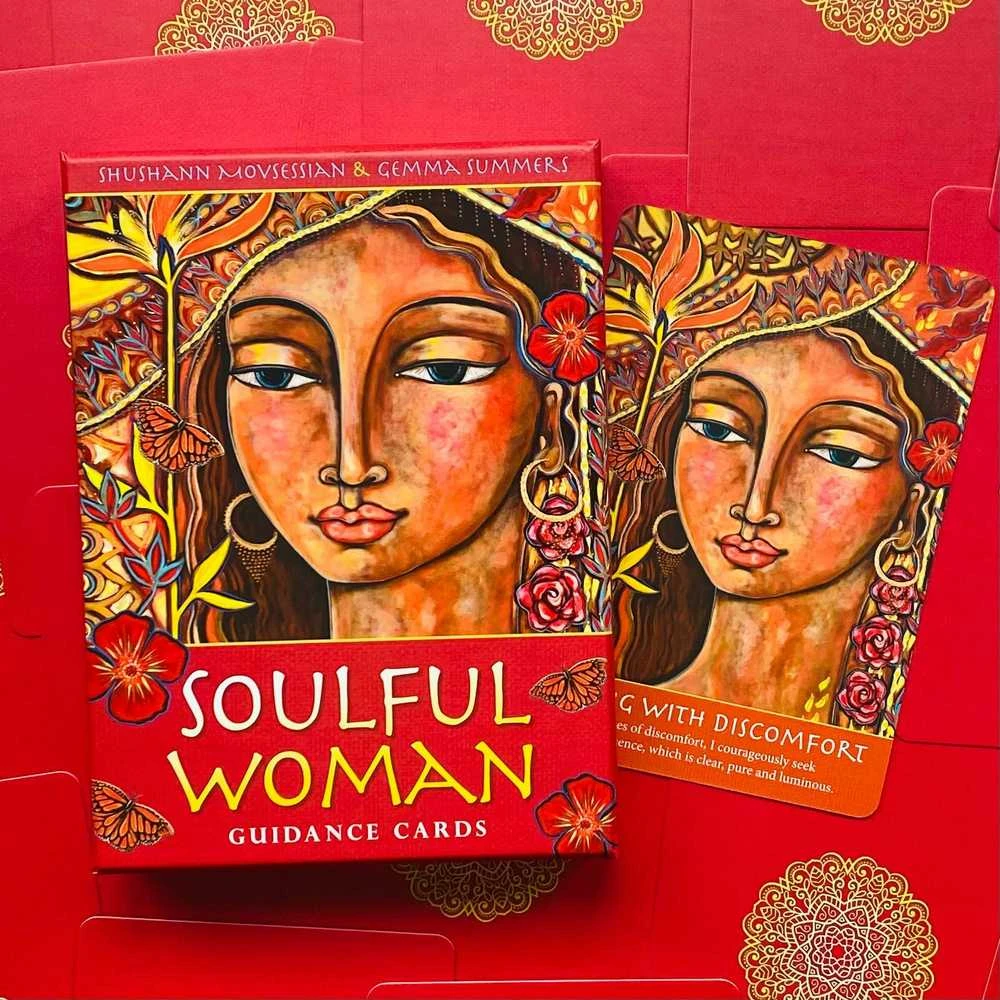 Blue Angel Mėlyna Angel Mėlyna Angel Soulful Woman Guidance Cards