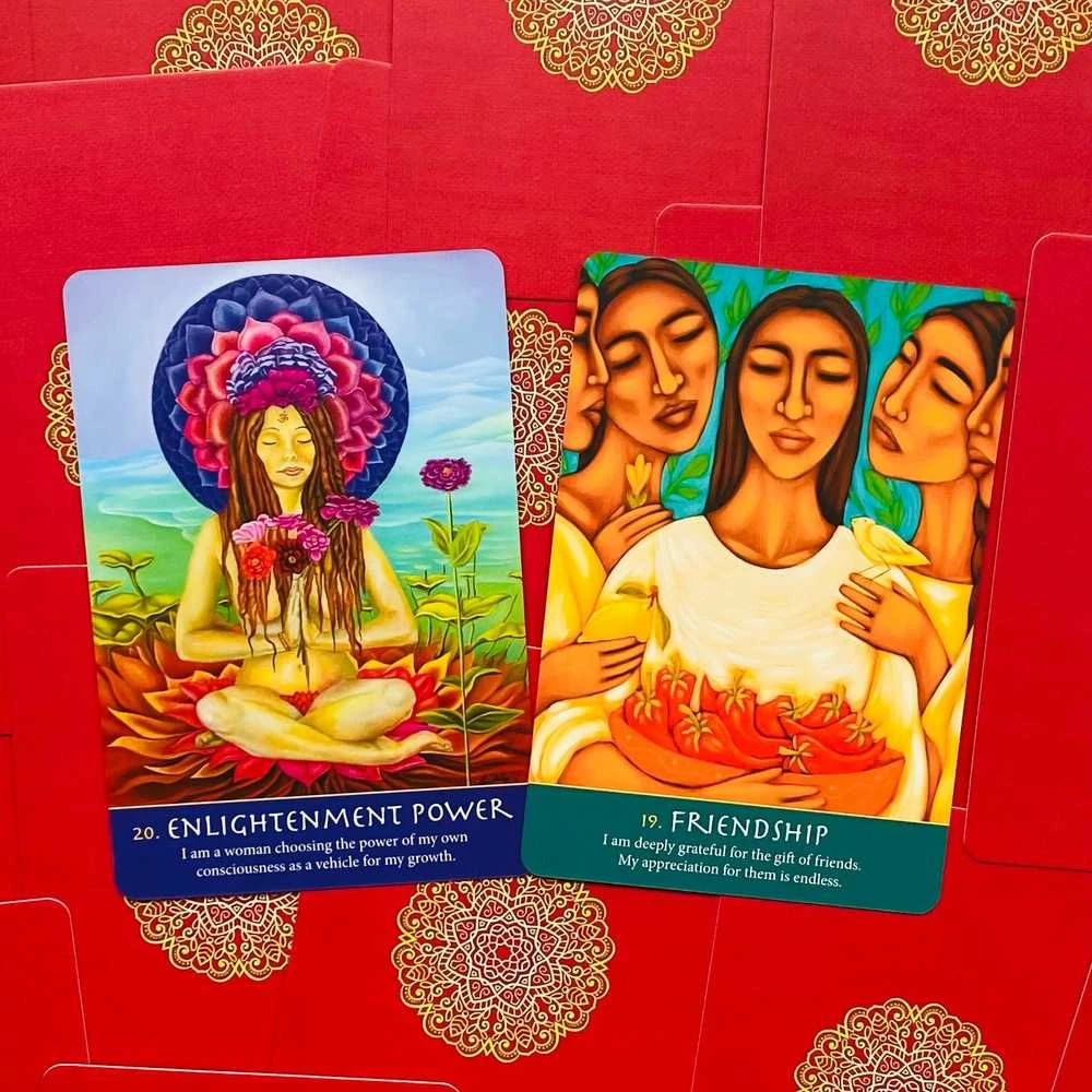 Blue Angel Mėlyna Angel Mėlyna Angel Soulful Woman Guidance Cards