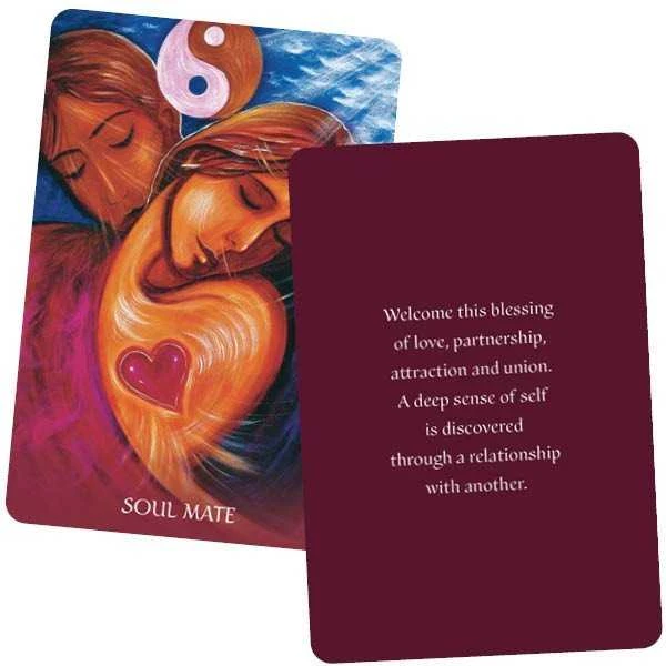 Blue Angel Mėlyna Angel Mėlyna Angel Spirit Oracle 3th Edition Kortos