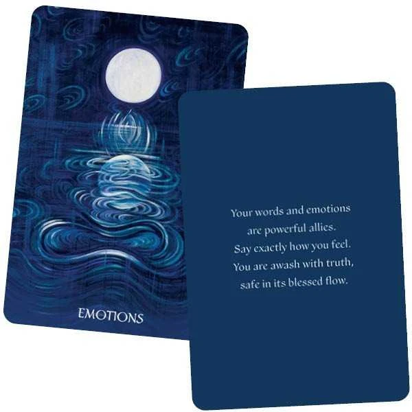 Blue Angel Mėlyna Angel Mėlyna Angel Spirit Oracle 3th Edition Kortos
