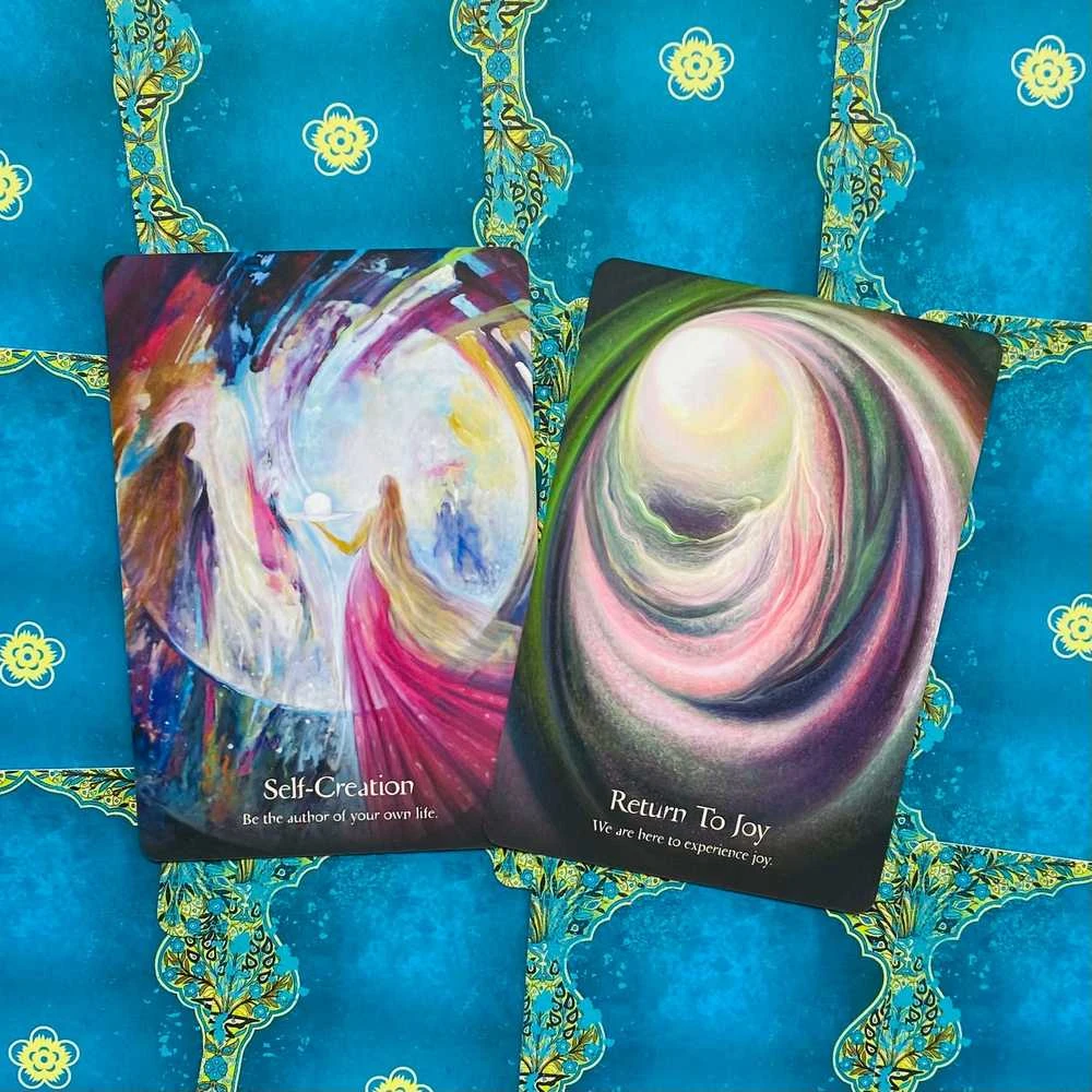 Blue Angel Mėlyna Angel Mėlyna Angel Sufi Wisdom Oracle Kortos