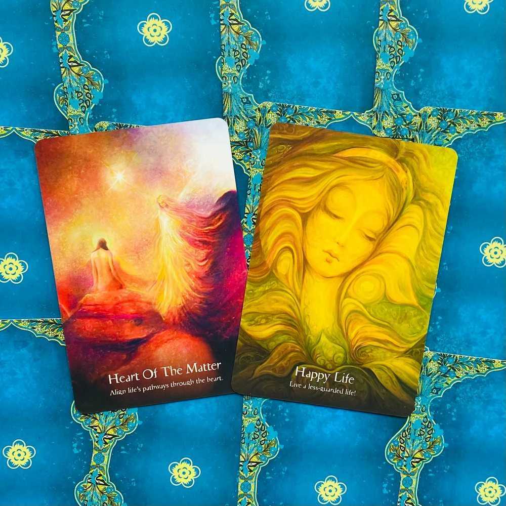 Blue Angel Mėlyna Angel Mėlyna Angel Sufi Wisdom Oracle Kortos
