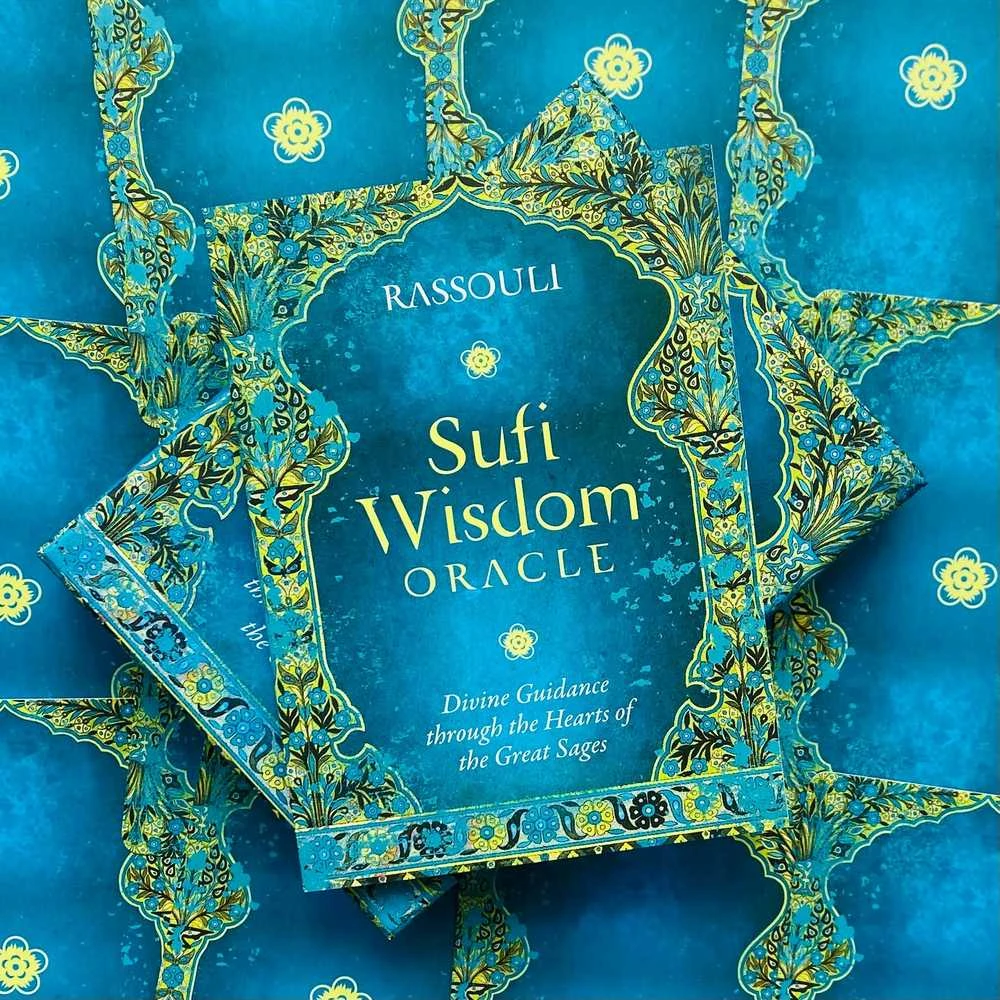 Blue Angel Mėlyna Angel Mėlyna Angel Sufi Wisdom Oracle Kortos