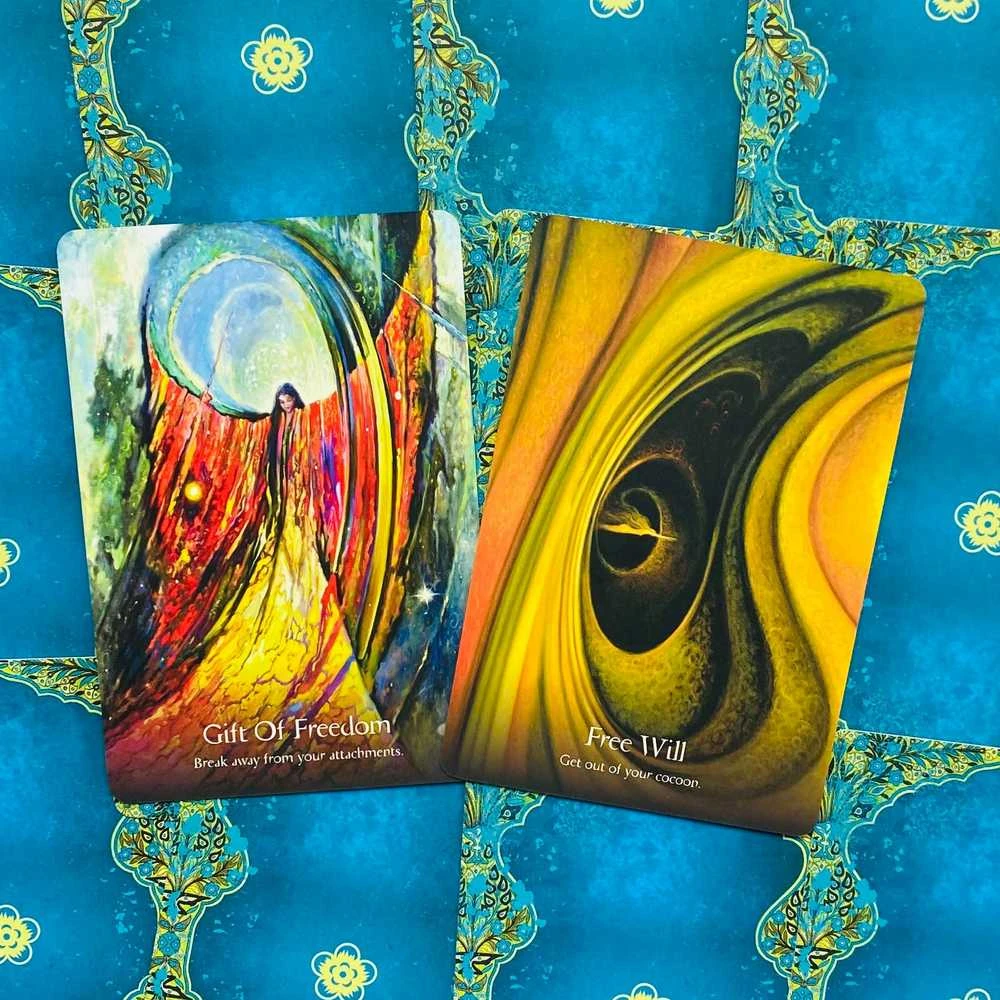 Blue Angel Mėlyna Angel Mėlyna Angel Sufi Wisdom Oracle Kortos