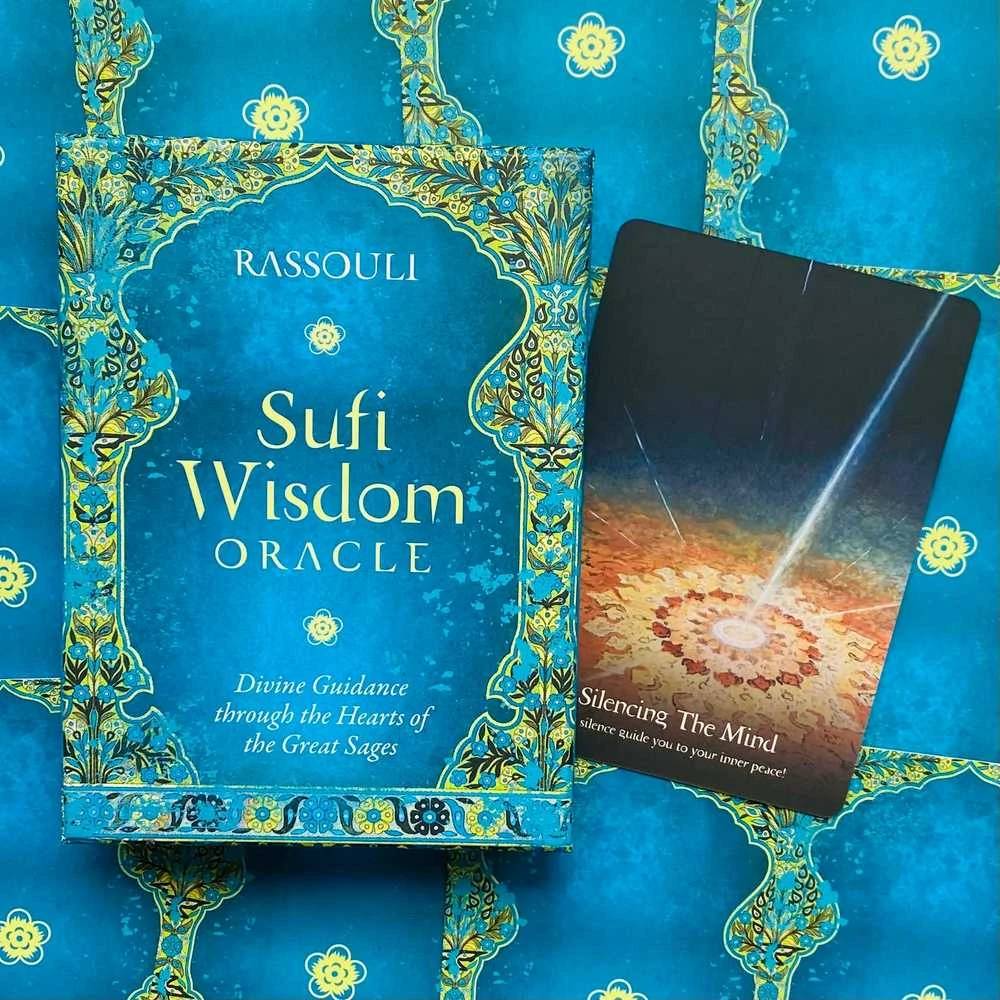 Blue Angel Mėlyna Angel Mėlyna Angel Sufi Wisdom Oracle Kortos