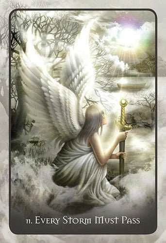 Blue Angel Mėlyna Angel Mėlyna Angel Teenangel Oracle Cards Taro Kortos