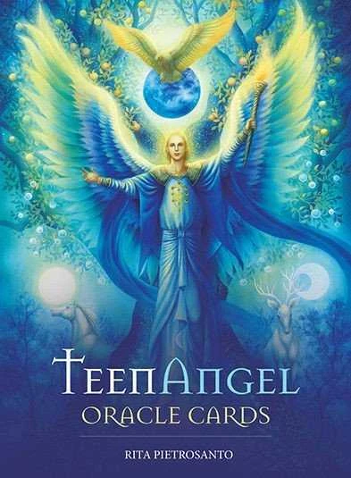 Blue Angel Mėlyna Angel Mėlyna Angel Teenangel Oracle Cards Taro Kortos