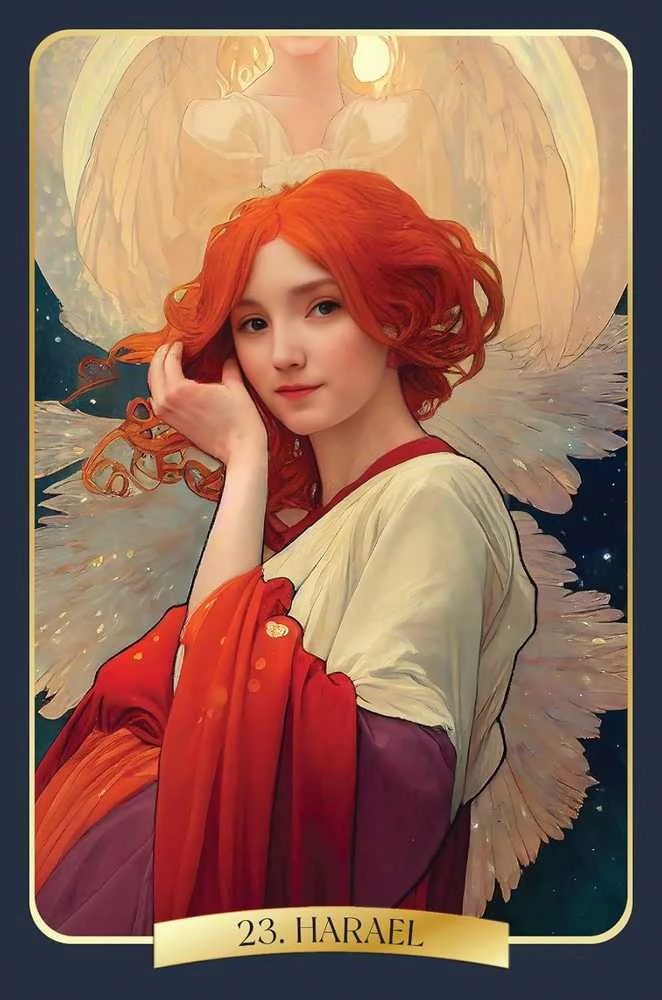 Blue Angel Mėlyna Angel Mėlyna Angel The Angel Magic Oracle Kortos