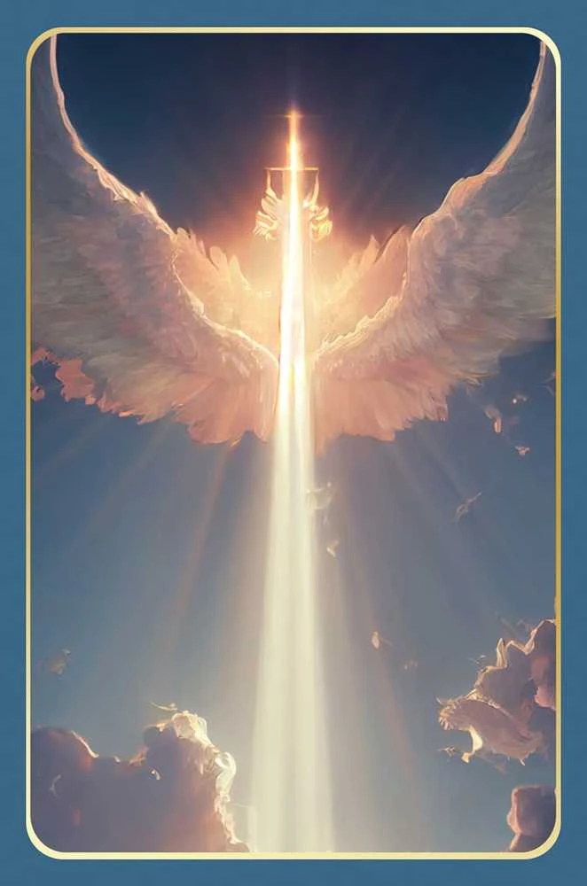 Blue Angel Mėlyna Angel Mėlyna Angel The Angel Magic Oracle Kortos