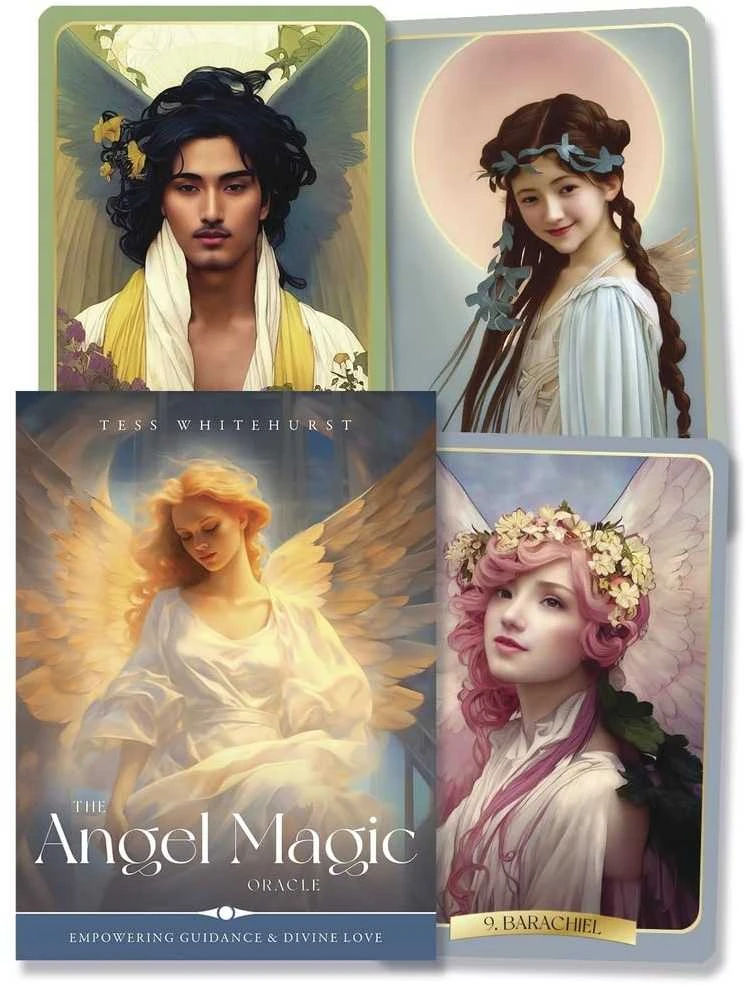 Blue Angel Mėlyna Angel Mėlyna Angel The Angel Magic Oracle Kortos