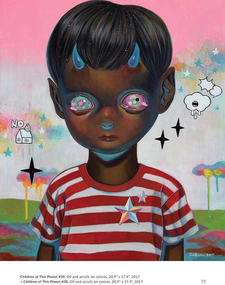 Blue Angel Mėlyna Angel Meno Knyga - Hikari Shimoda Hikari Shimoda Meno Knyga 100 Iliustracijų 28x21.7cm