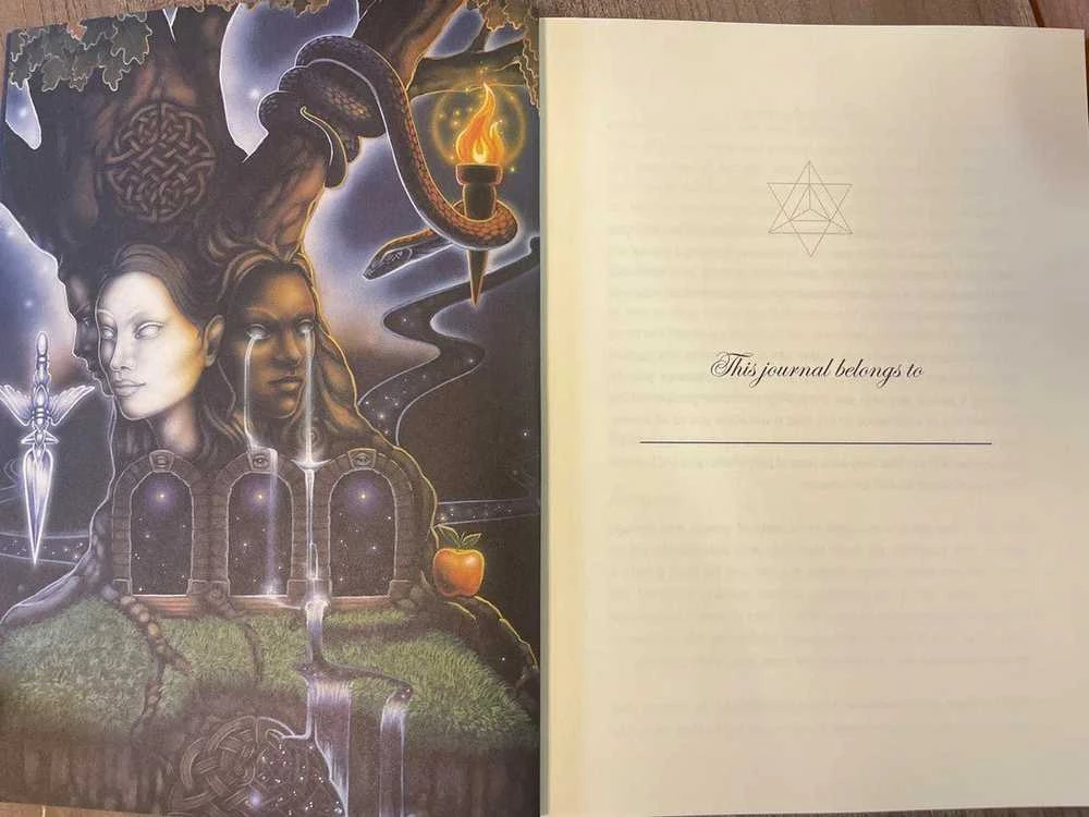 Blue Angel Mėlyna Angel Mėlyna Angel The Dreamers Story Tarot Journal Užrašinė