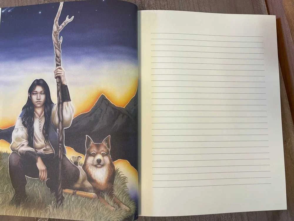 Blue Angel Mėlyna Angel Mėlyna Angel The Dreamers Story Tarot Journal Užrašinė