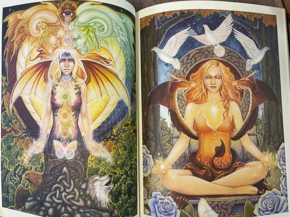 Blue Angel Mėlyna Angel Mėlyna Angel The Dreamers Story Tarot Journal Užrašinė