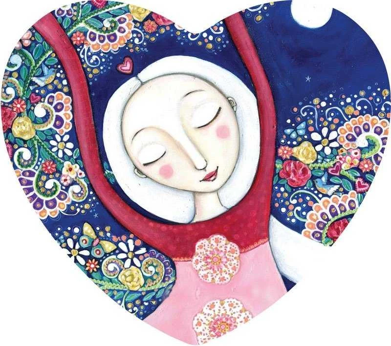 Blue Angel Mėlyna Angel Mėlyna Angel The Enchanted Heart Oracle Kortos