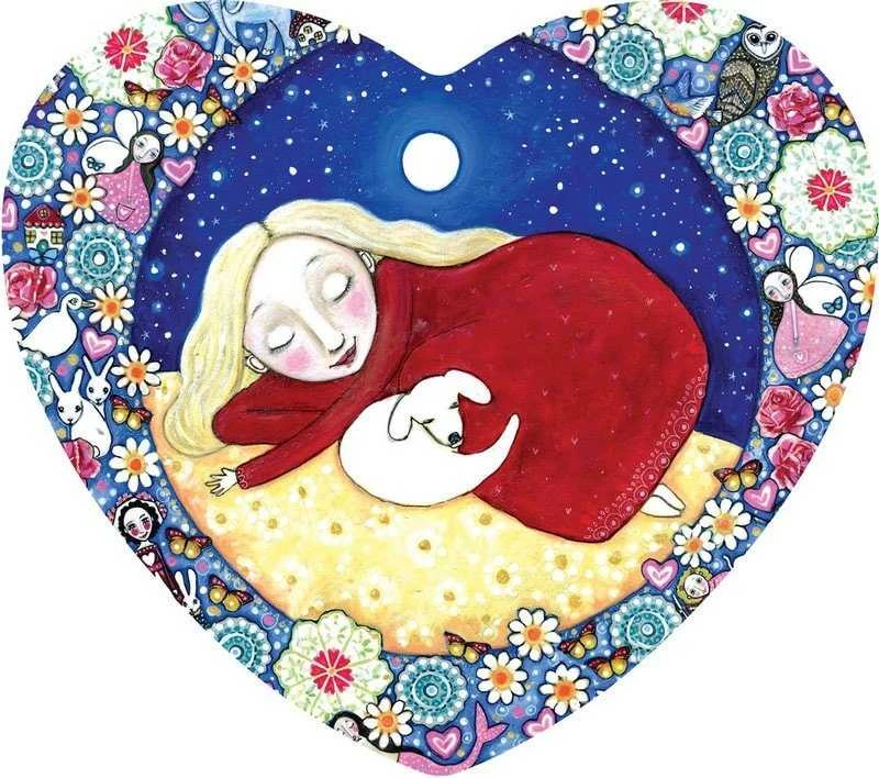 Blue Angel Mėlyna Angel Mėlyna Angel The Enchanted Heart Oracle Kortos