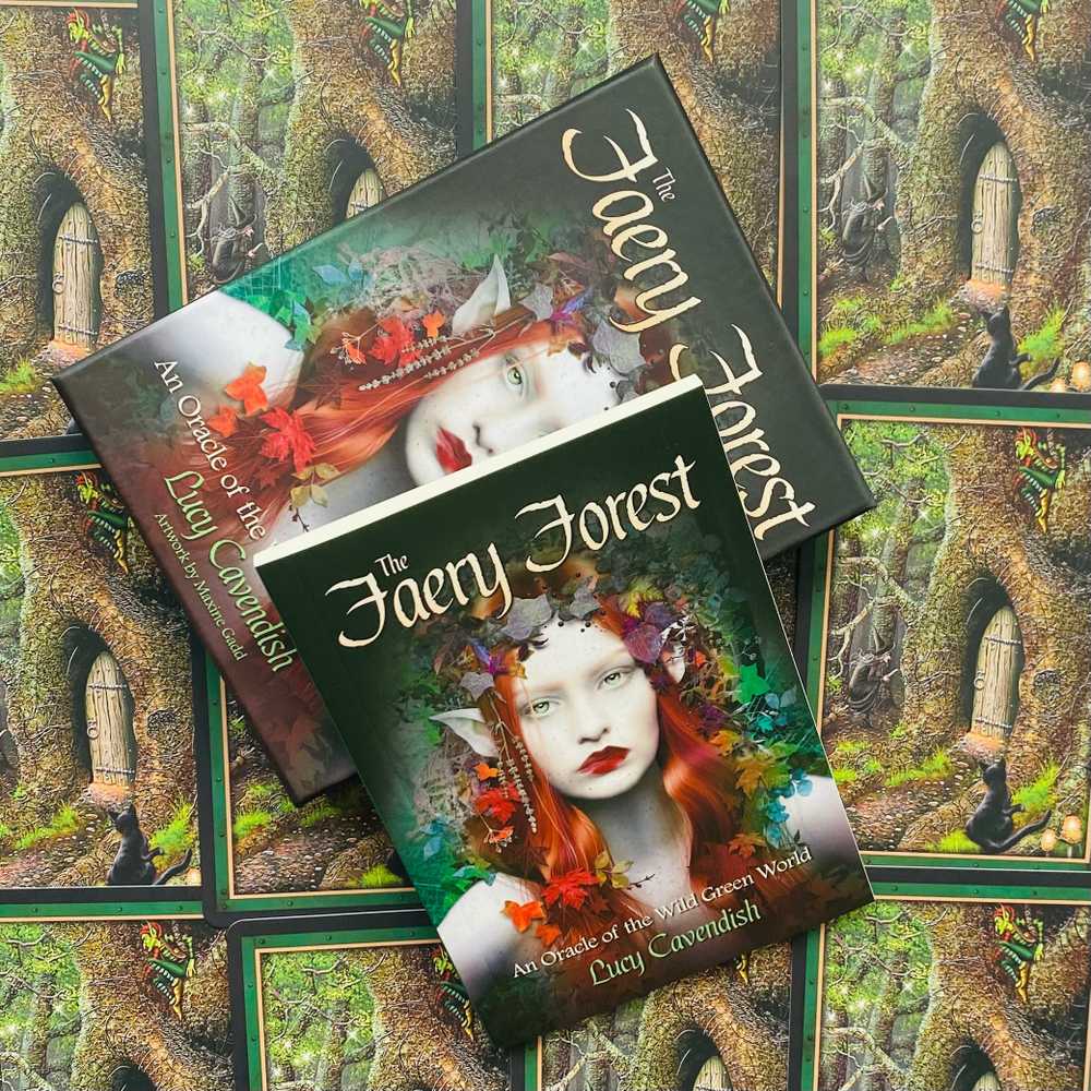 Blue Angel Mėlyna Angel Mėlyna Angel The Faery Forest Oracle Kortos