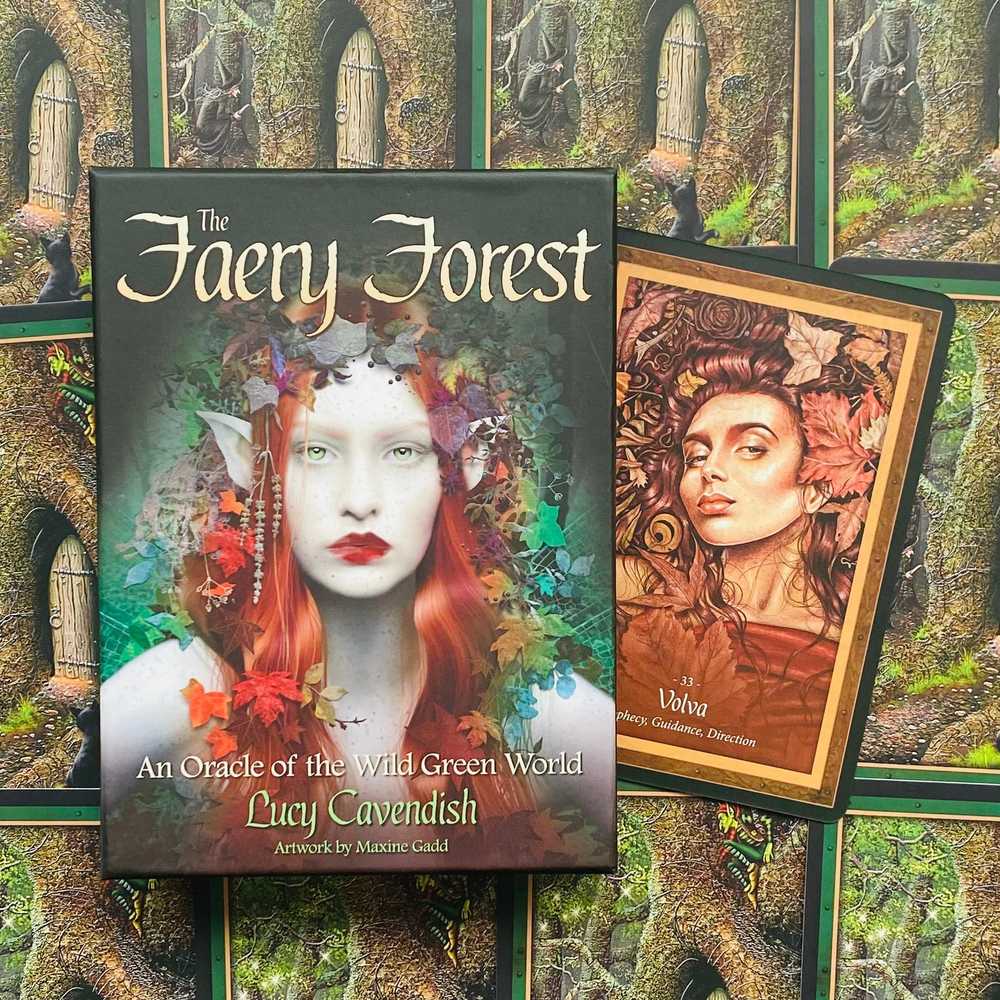 Blue Angel Mėlyna Angel Mėlyna Angel The Faery Forest Oracle Kortos