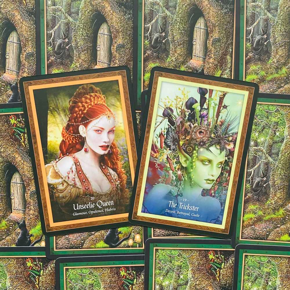 Blue Angel Mėlyna Angel Mėlyna Angel The Faery Forest Oracle Kortos