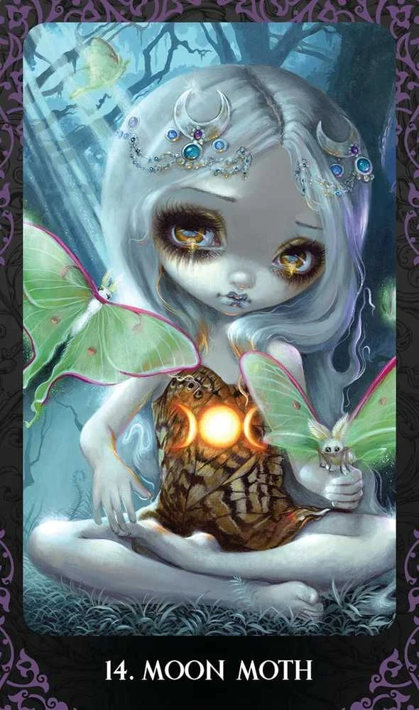 Blue Angel Mėlyna Angel Orakulo Kortos - Halloween Amžinai Orakulas 46 Kortos 112 Puslapių Gidas 12.5x17 cm