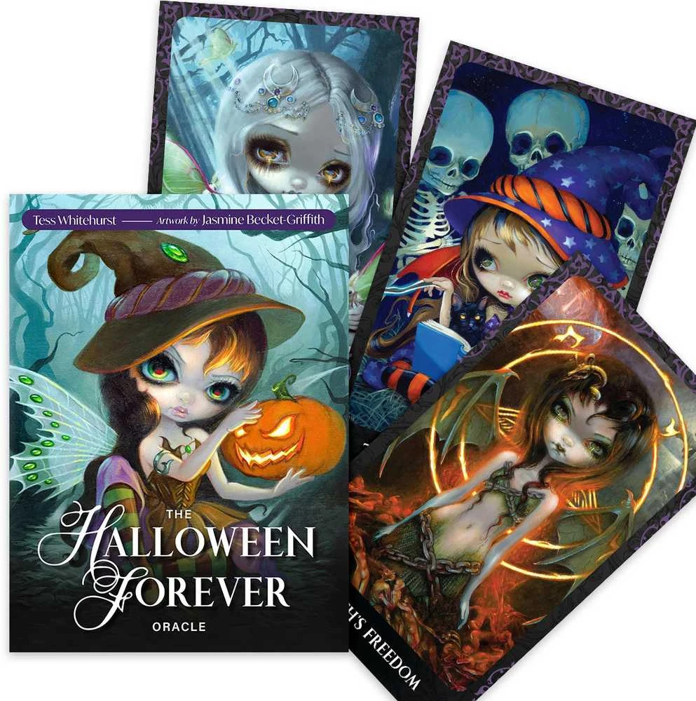 Blue Angel Mėlyna Angel Orakulo Kortos - Halloween Amžinai Orakulas 46 Kortos 112 Puslapių Gidas 12.5x17 cm