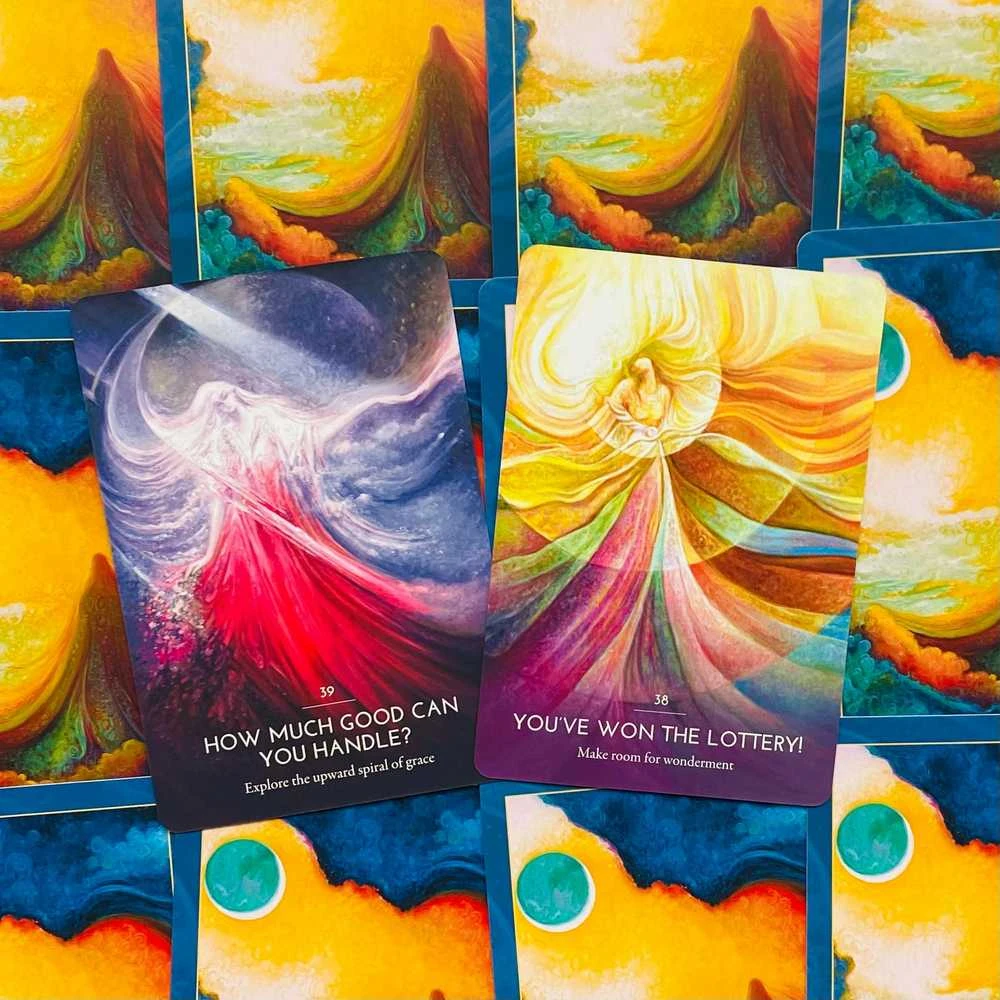 Blue Angel Mėlyna Angel Mėlyna Angel The Hero's Journey Dream Oracle Kortos