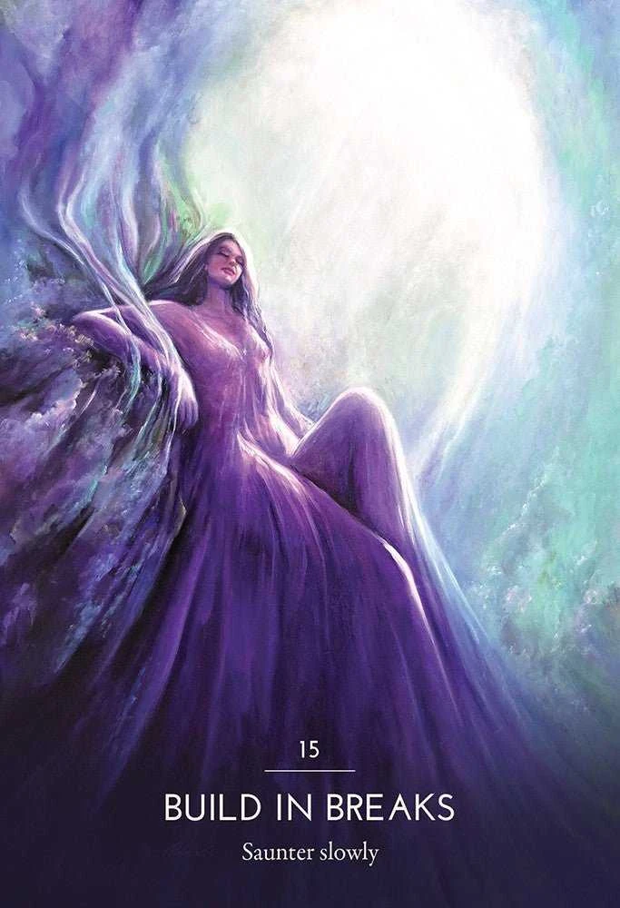 Blue Angel Mėlyna Angel Mėlyna Angel The Hero's Journey Dream Oracle Kortos