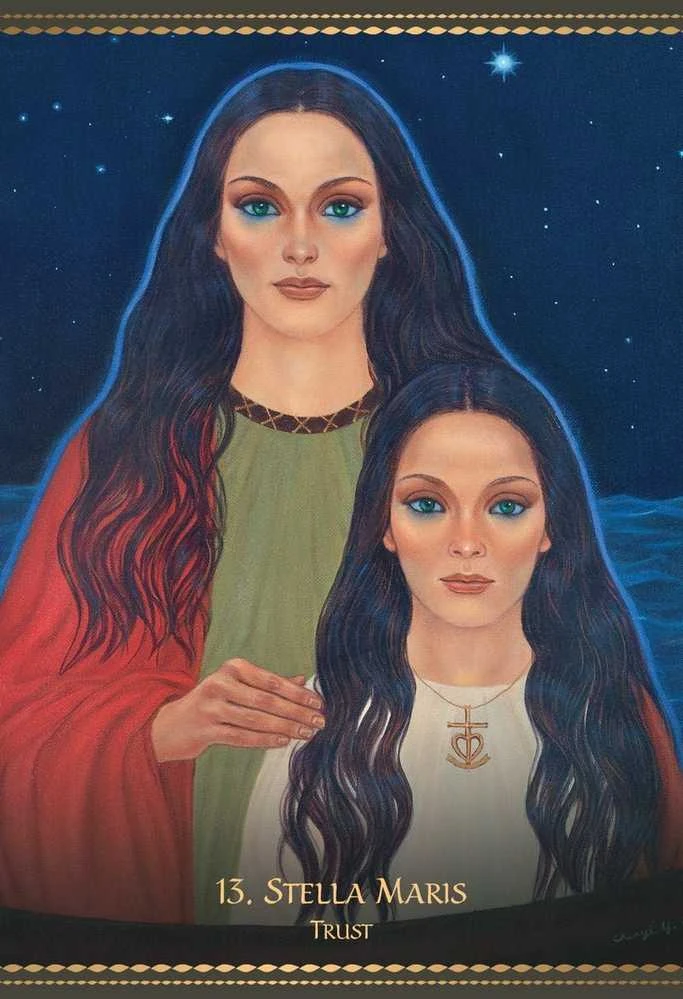 Blue Angel Mėlyna Angel Mėlyna Angel The Mystique Of Magdalene Oracle Kortos