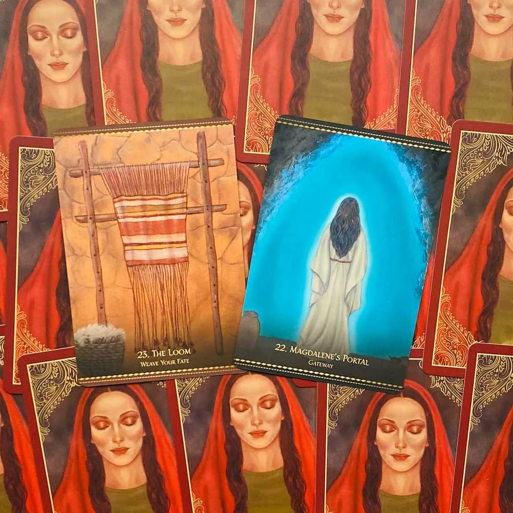 Blue Angel Mėlyna Angel Mėlyna Angel The Mystique Of Magdalene Oracle Kortos