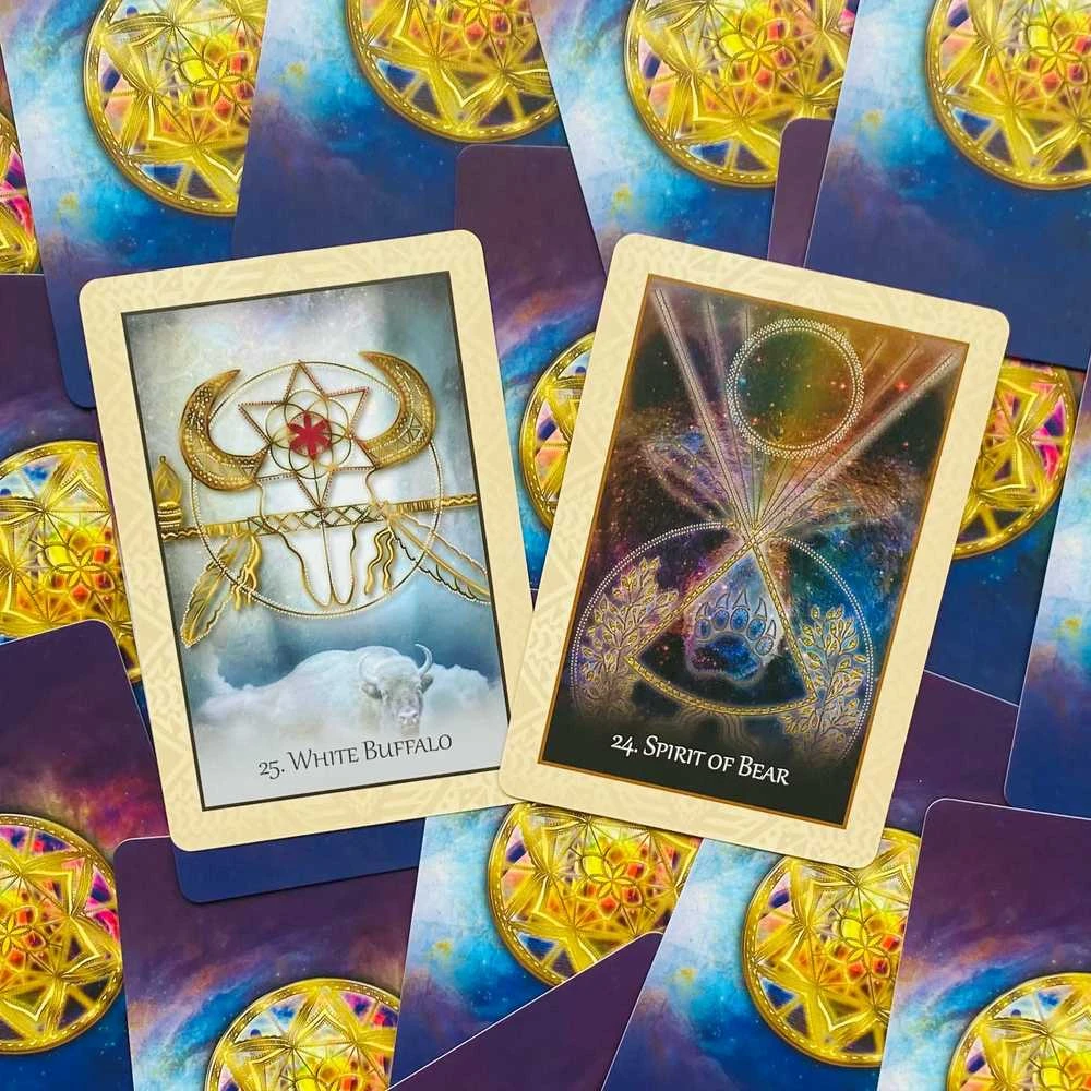 Blue Angel Mėlyna Angel Mėlyna Angel The Native Heart Oracle Kortos