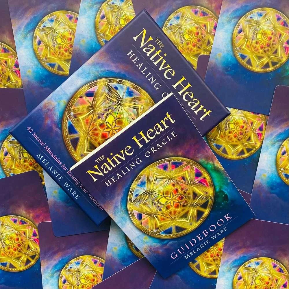 Blue Angel Mėlyna Angel Mėlyna Angel The Native Heart Oracle Kortos
