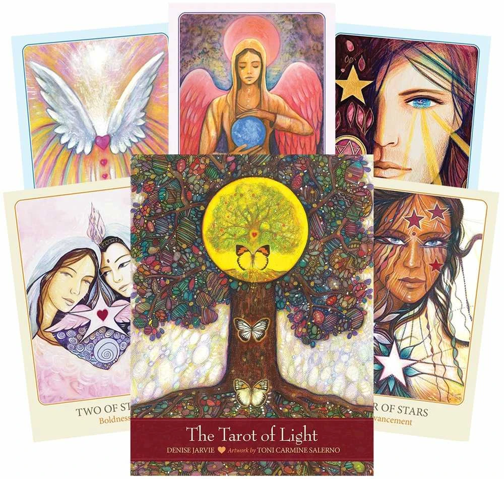 Blue Angel Mėlyna Angel Mėlyna Angel The Tarot Of Light Kortos