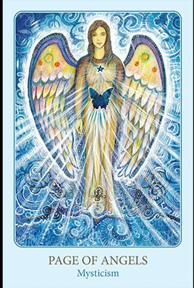 Blue Angel Mėlyna Angel Mėlyna Angel The Tarot Of Light Kortos