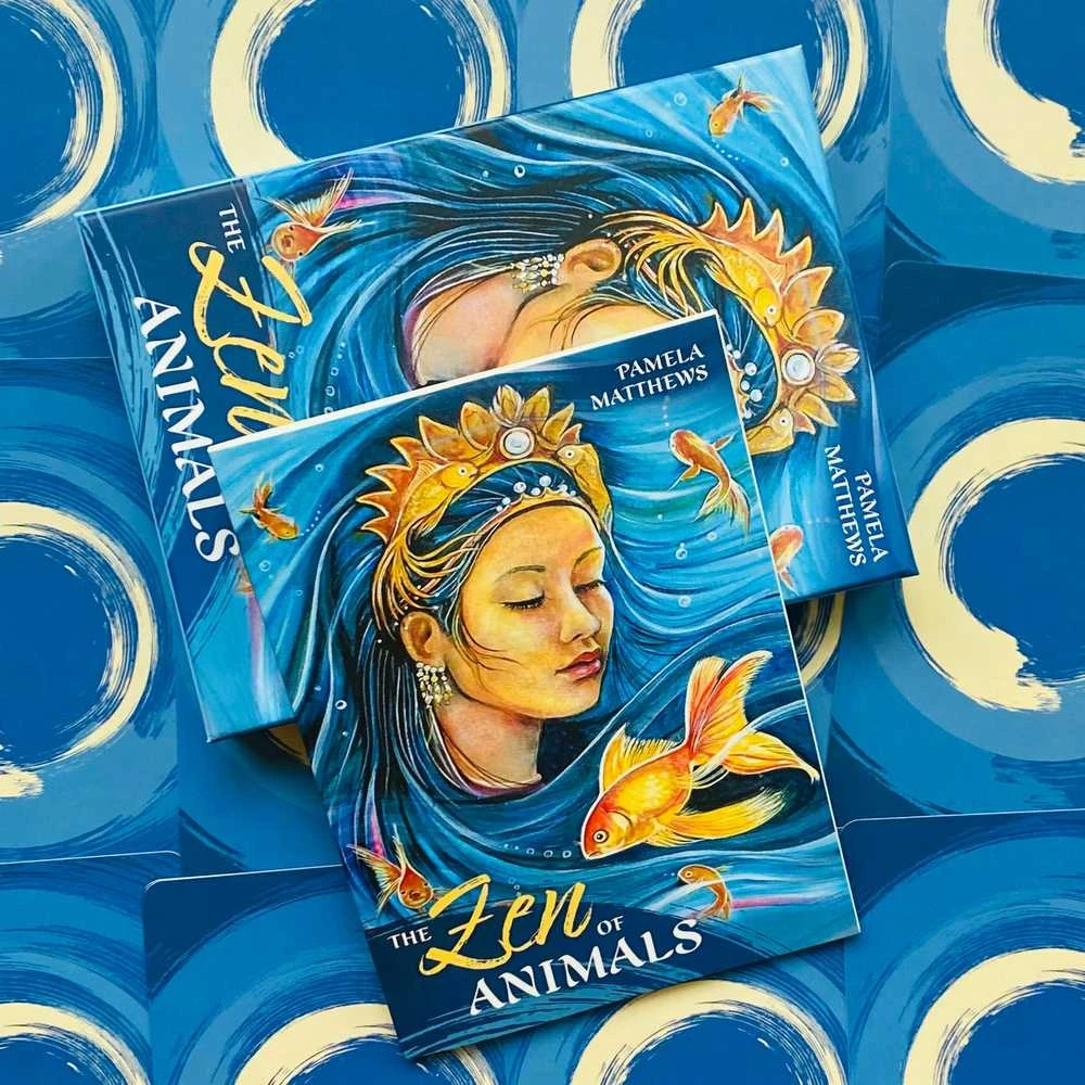 Blue Angel Mėlyna Angel Mėlyna Angel The Zen Of Animals Oracle Kortos