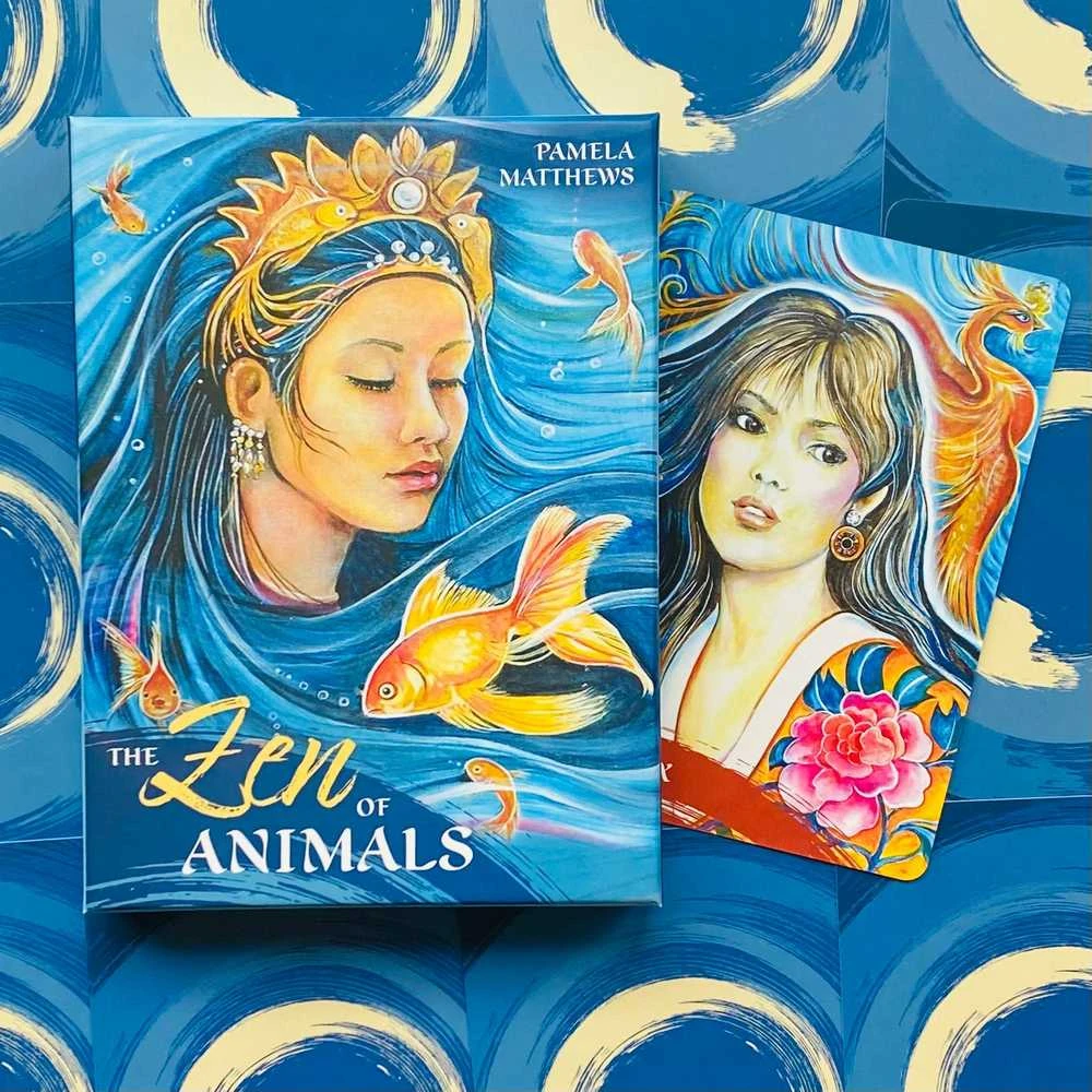 Blue Angel Mėlyna Angel Mėlyna Angel The Zen Of Animals Oracle Kortos