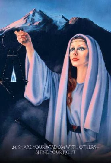 Blue Angel Mėlyna Angel Mėlyna Angel Through The Eyes Of The Soul Oracle Kortos