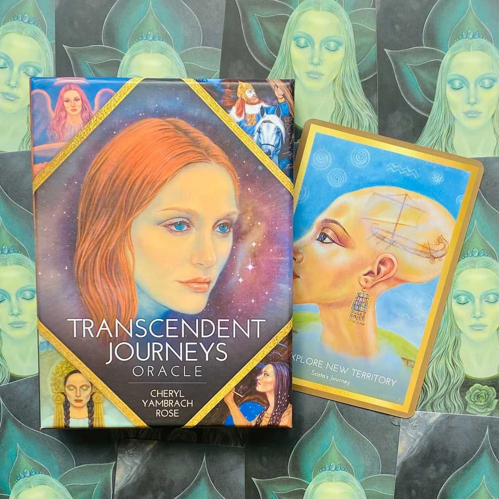 Blue Angel Mėlyna Angel Mėlyna Angel Transcendent Journeys Oracle Kortos