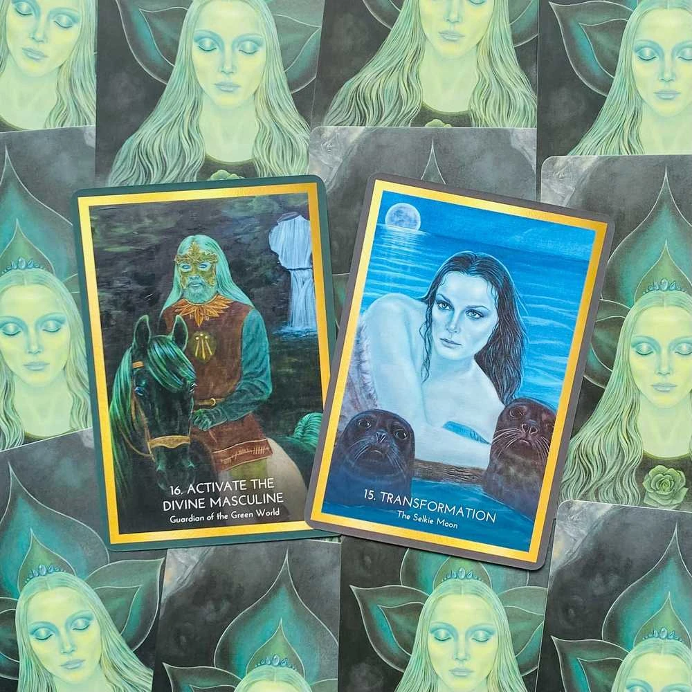 Blue Angel Mėlyna Angel Mėlyna Angel Transcendent Journeys Oracle Kortos