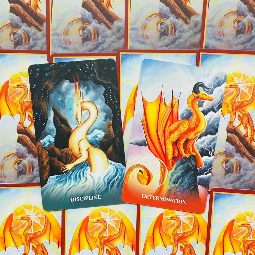 Blue Angel Mėlyna Angel Mėlyna Angel Universal Dragon Oracle Kortos