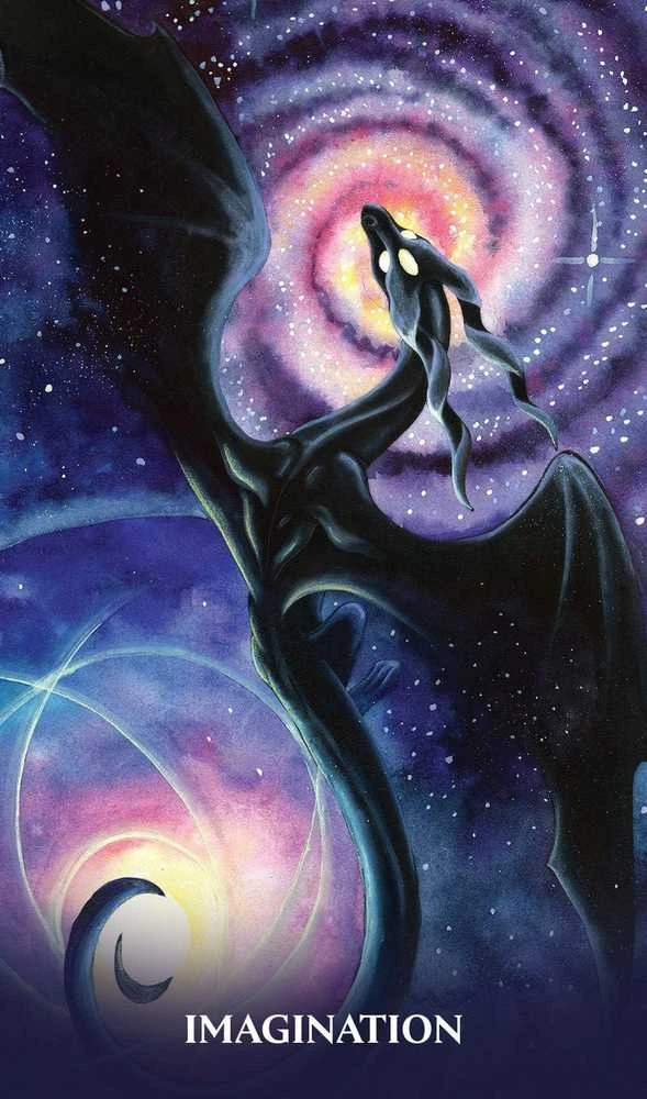 Blue Angel Mėlyna Angel Mėlyna Angel Universal Dragon Oracle Kortos