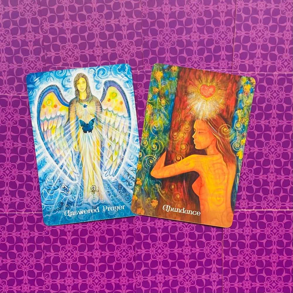 Blue Angel Mėlyna Angel Mėlyna Angel Universal Love Oracle Kortos (Jubiliejinis 20m. Leidimas)
