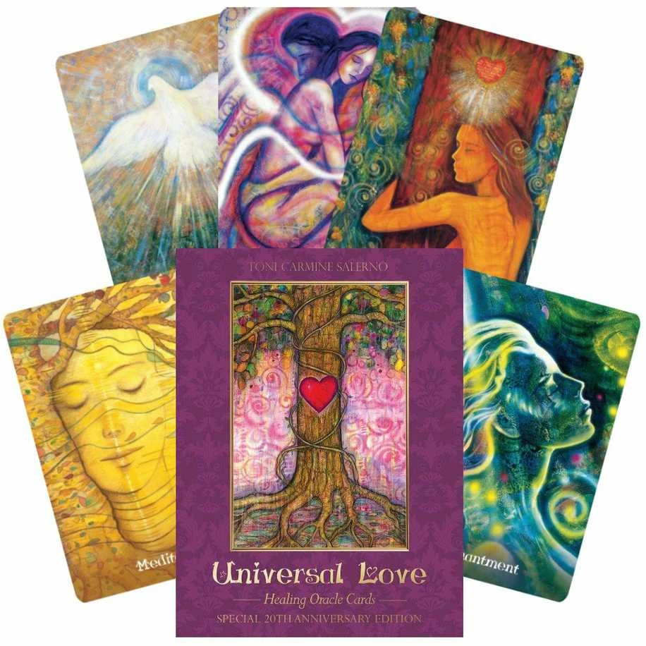 Blue Angel Mėlyna Angel Mėlyna Angel Universal Love Oracle Kortos (Jubiliejinis 20m. Leidimas)