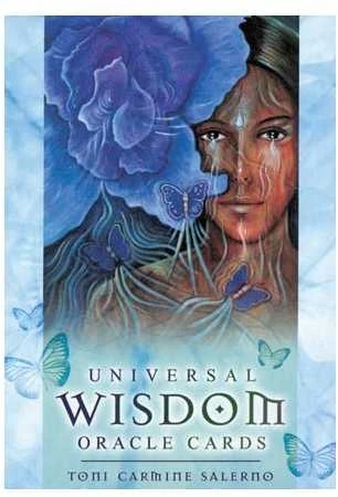 Blue Angel Mėlyna Angel Mėlyna Angel Universal Wisdom Oracle Kortos