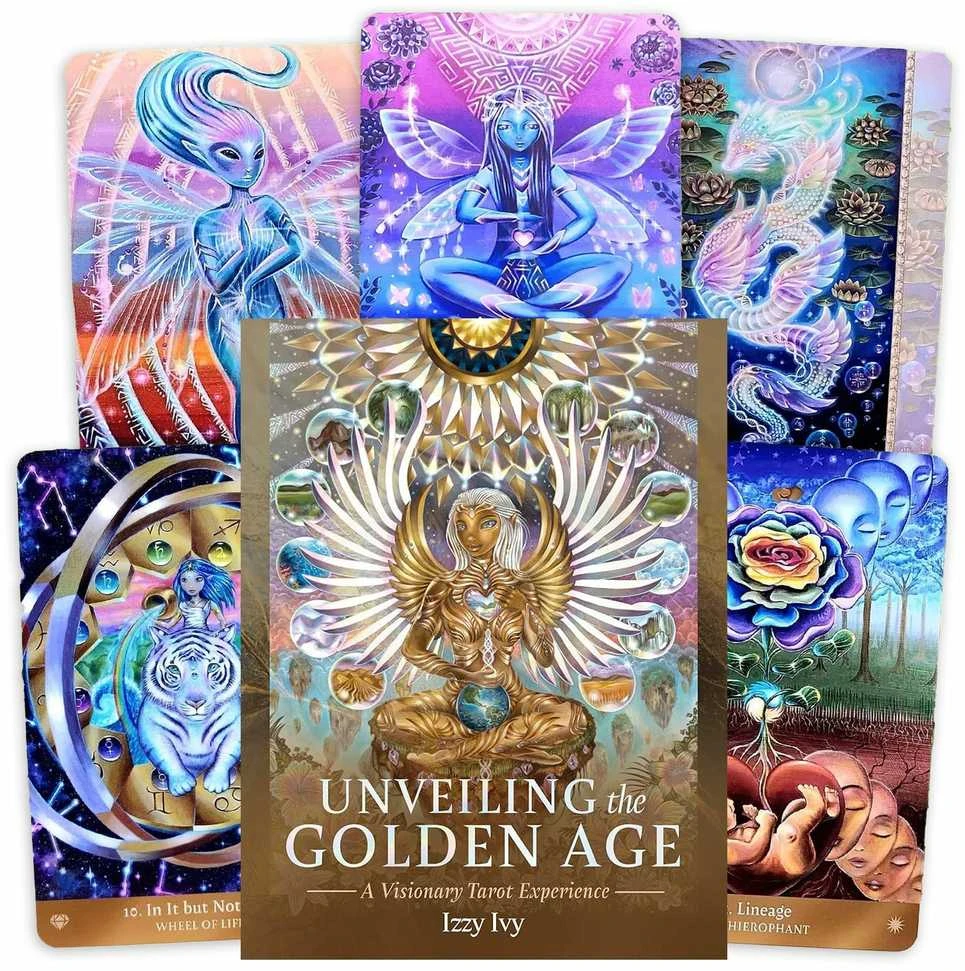Blue Angel Mėlyna Angel Mėlyna Angel Unveiling The Golden Age: A Visionary Tarot Kortos
