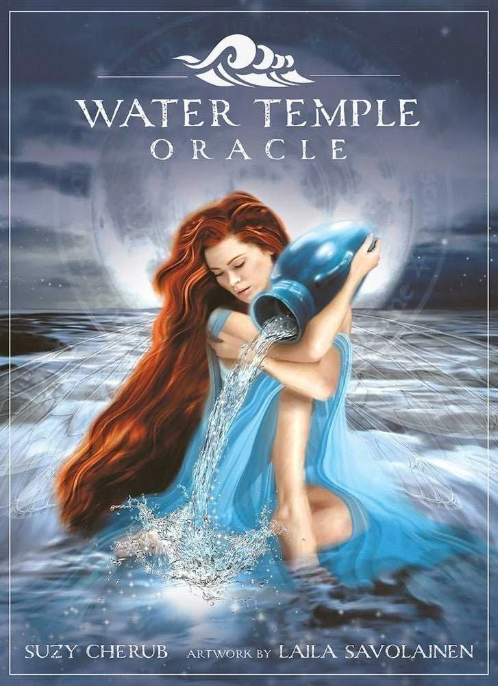 Blue Angel Mėlyna Angel Mėlyna Angel Vanduo Temple Oracle Kortos